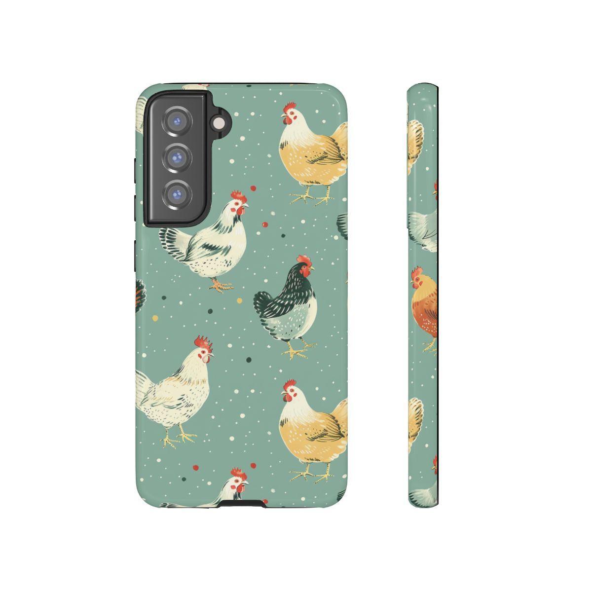 Polka Dot Chickens Tough Case