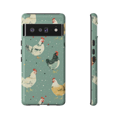 Polka Dot Chickens Tough Case