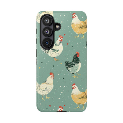 Polka Dot Chickens Tough Case