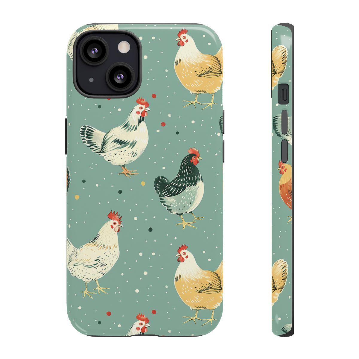 Polka Dot Chickens Tough Case