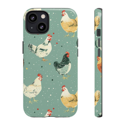 Polka Dot Chickens Tough Case