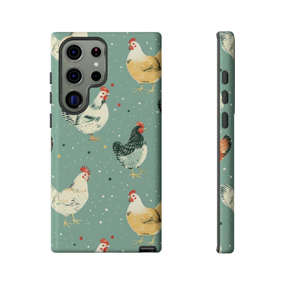 Polka Dot Chickens Tough Case