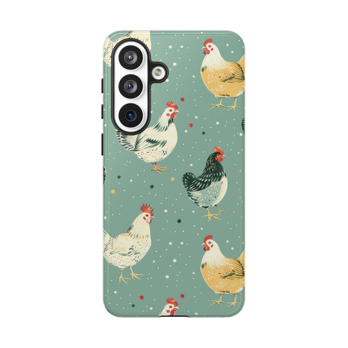 Polka Dot Chickens Tough Case