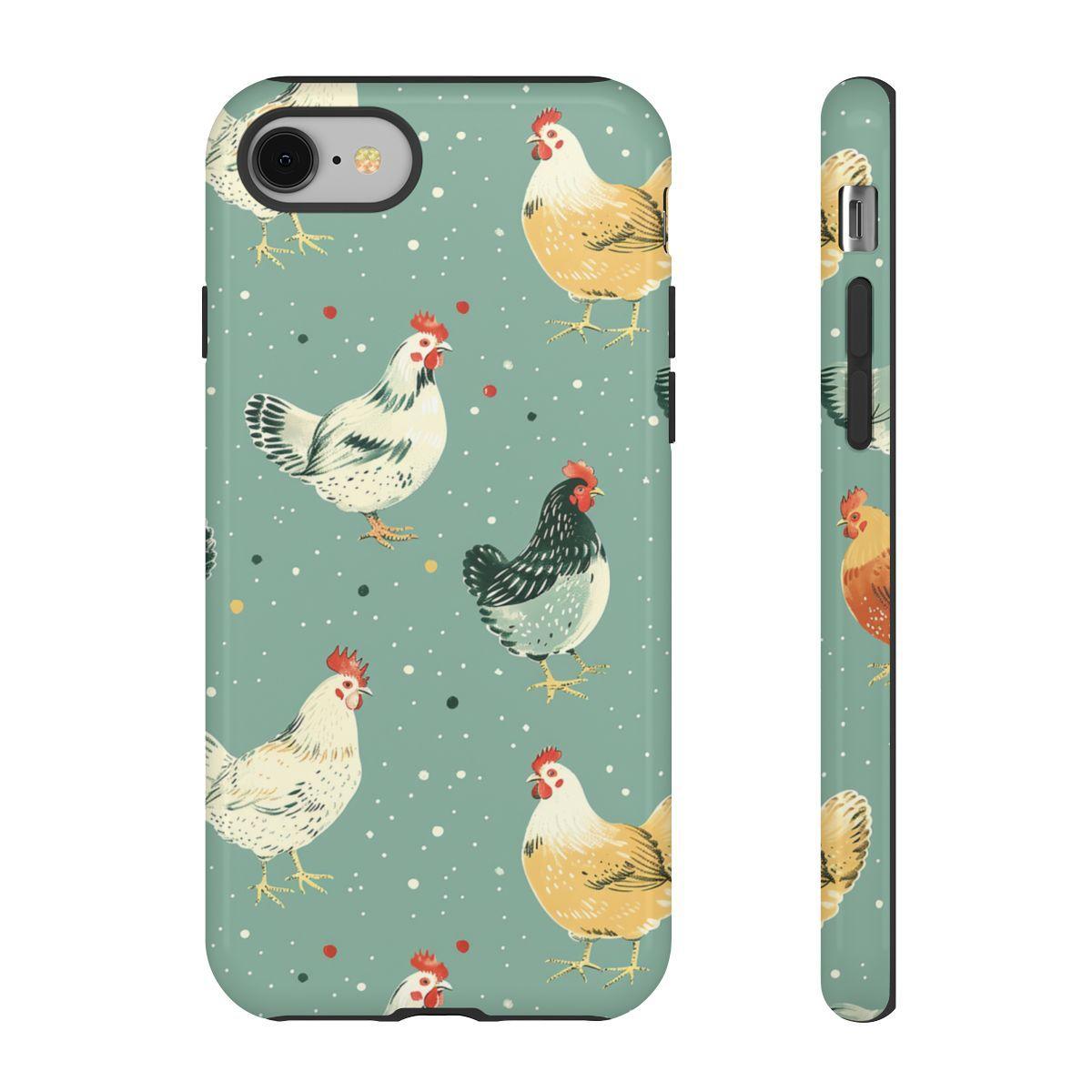 Polka Dot Chickens Tough Case