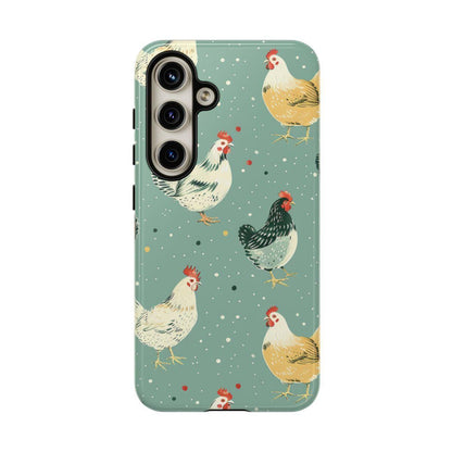 Polka Dot Chickens Tough Case