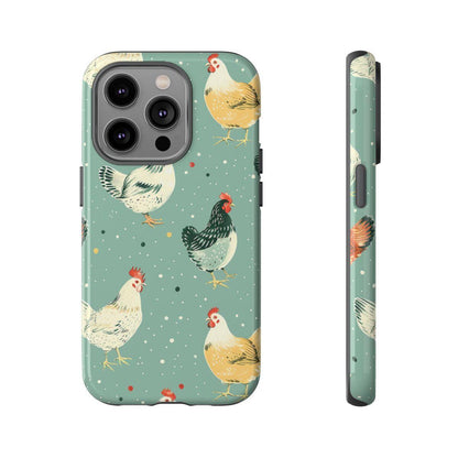 Polka Dot Chickens Tough Case