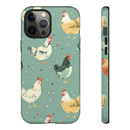 Polka Dot Chickens Tough Case