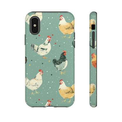Polka Dot Chickens Tough Case