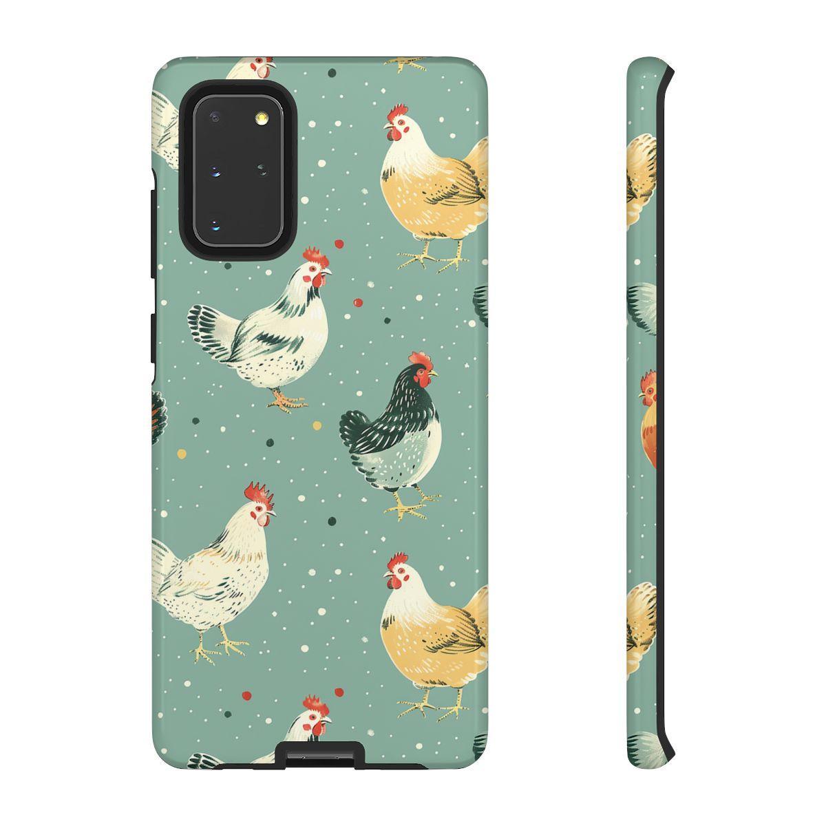 Polka Dot Chickens Tough Case