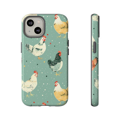 Polka Dot Chickens Tough Case