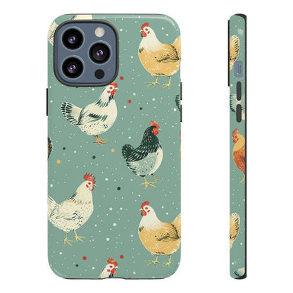 Polka Dot Chickens Tough Case