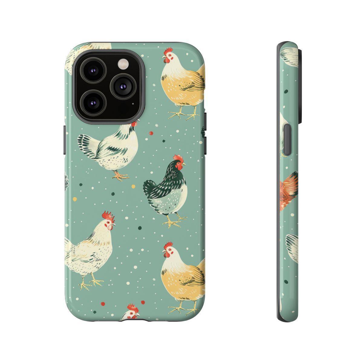 Polka Dot Chickens Tough Case