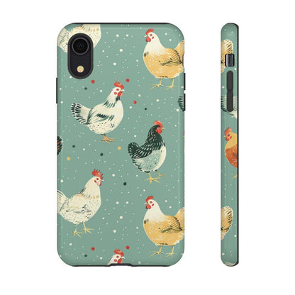Polka Dot Chickens Tough Case