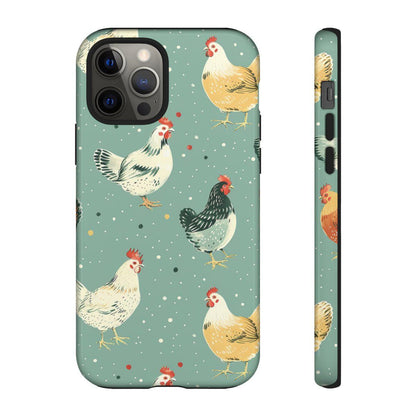 Polka Dot Chickens Tough Case