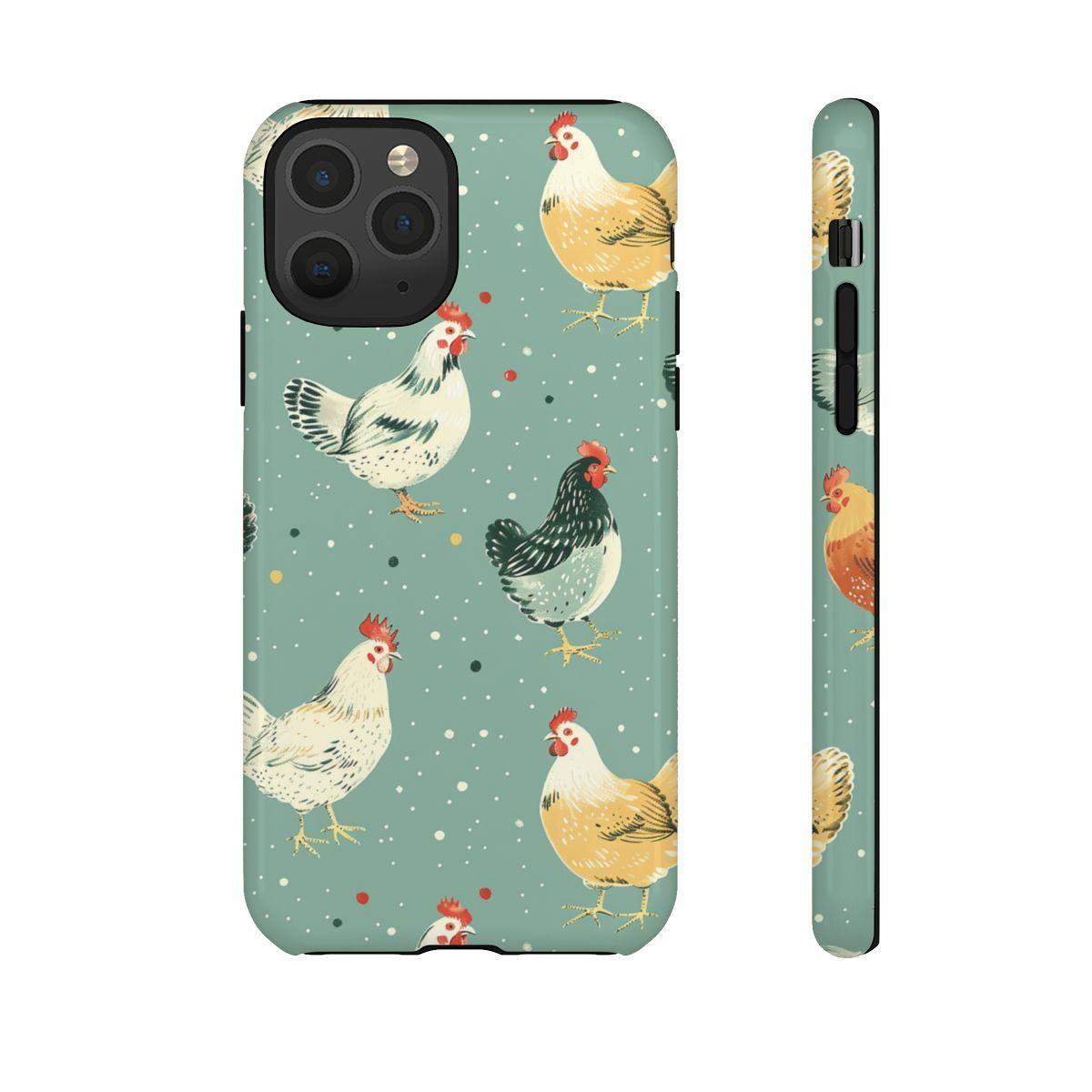 Polka Dot Chickens Tough Case