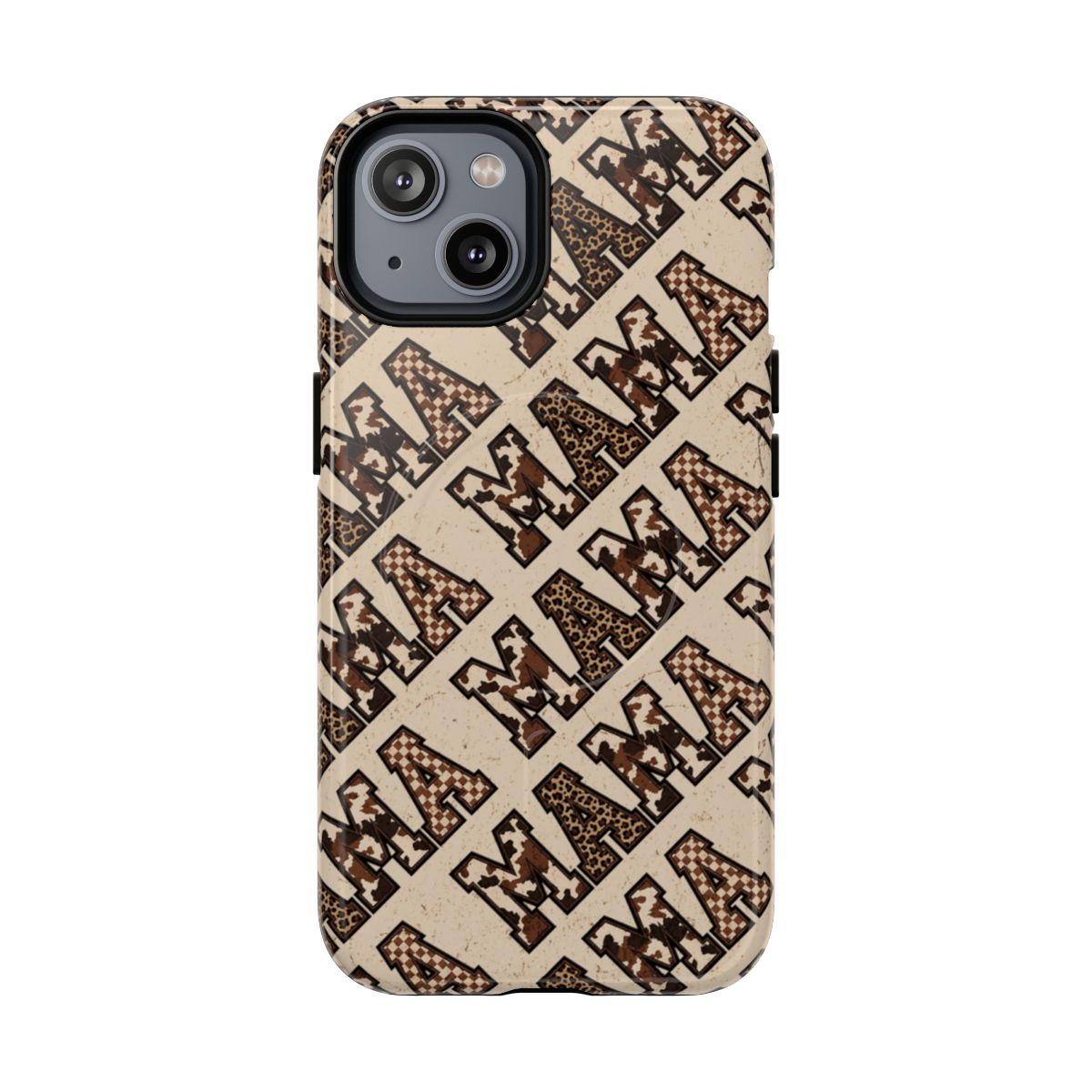 Grunge Cowhide Mama Magnetic Case