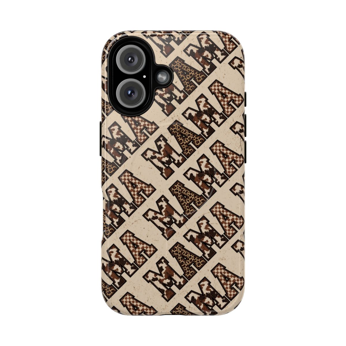 Grunge Cowhide Mama Magnetic Case