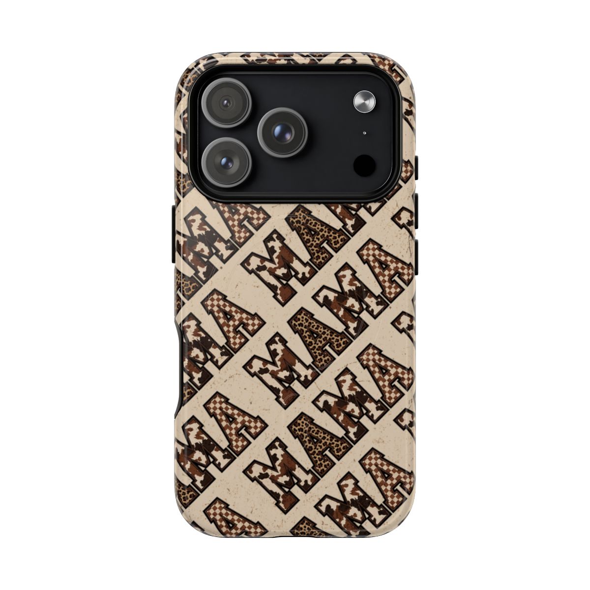 Grunge Cowhide Mama Magnetic Case