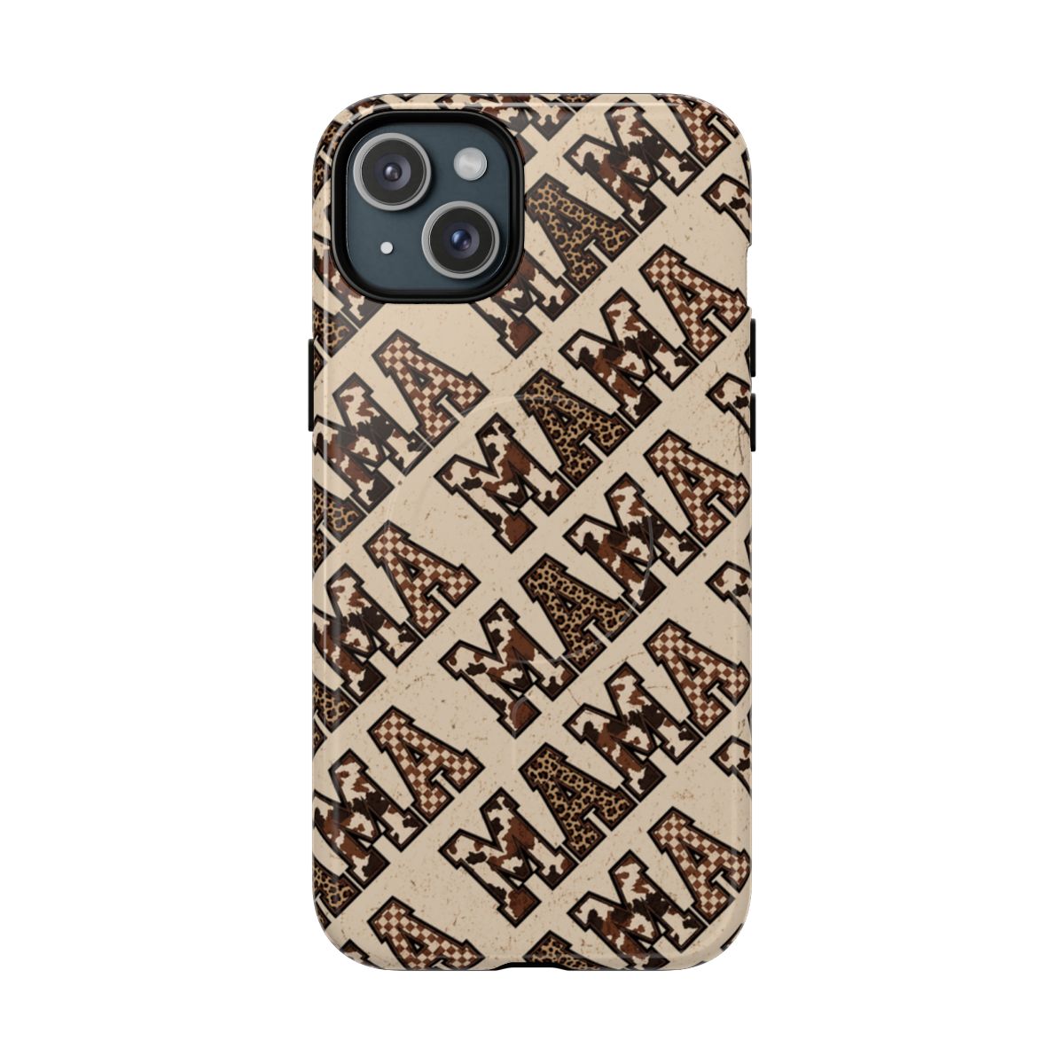 Grunge Cowhide Mama Magnetic Case
