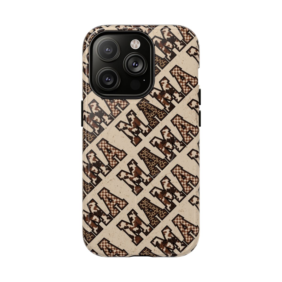 Grunge Cowhide Mama Magnetic Case