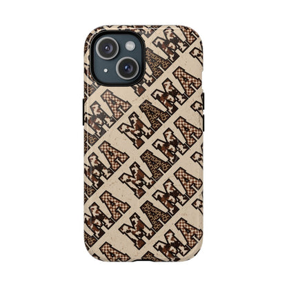 Grunge Cowhide Mama Magnetic Case