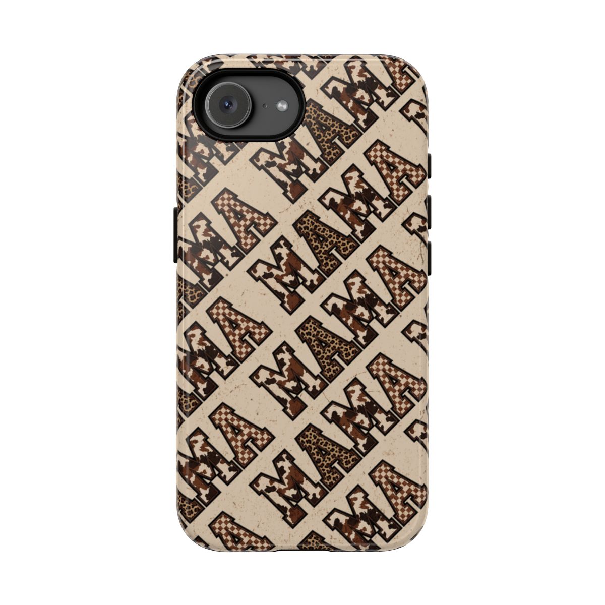 Grunge Cowhide Mama Tough Case - iPhone 16e