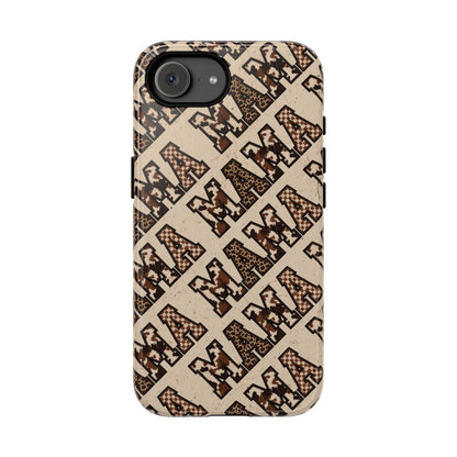 Grunge Cowhide Mama Tough Case - iPhone 17e