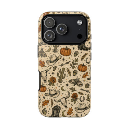 Halloween Western Doodles Tough Case - iPhone 18 Pro