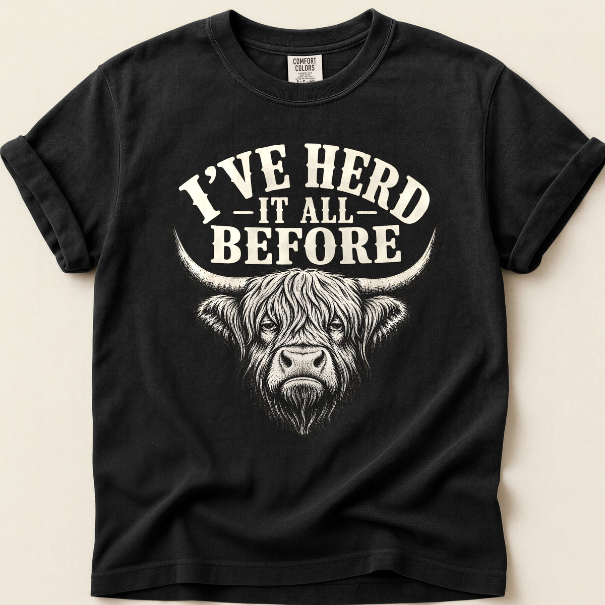 Herd It All T-shirt on Black