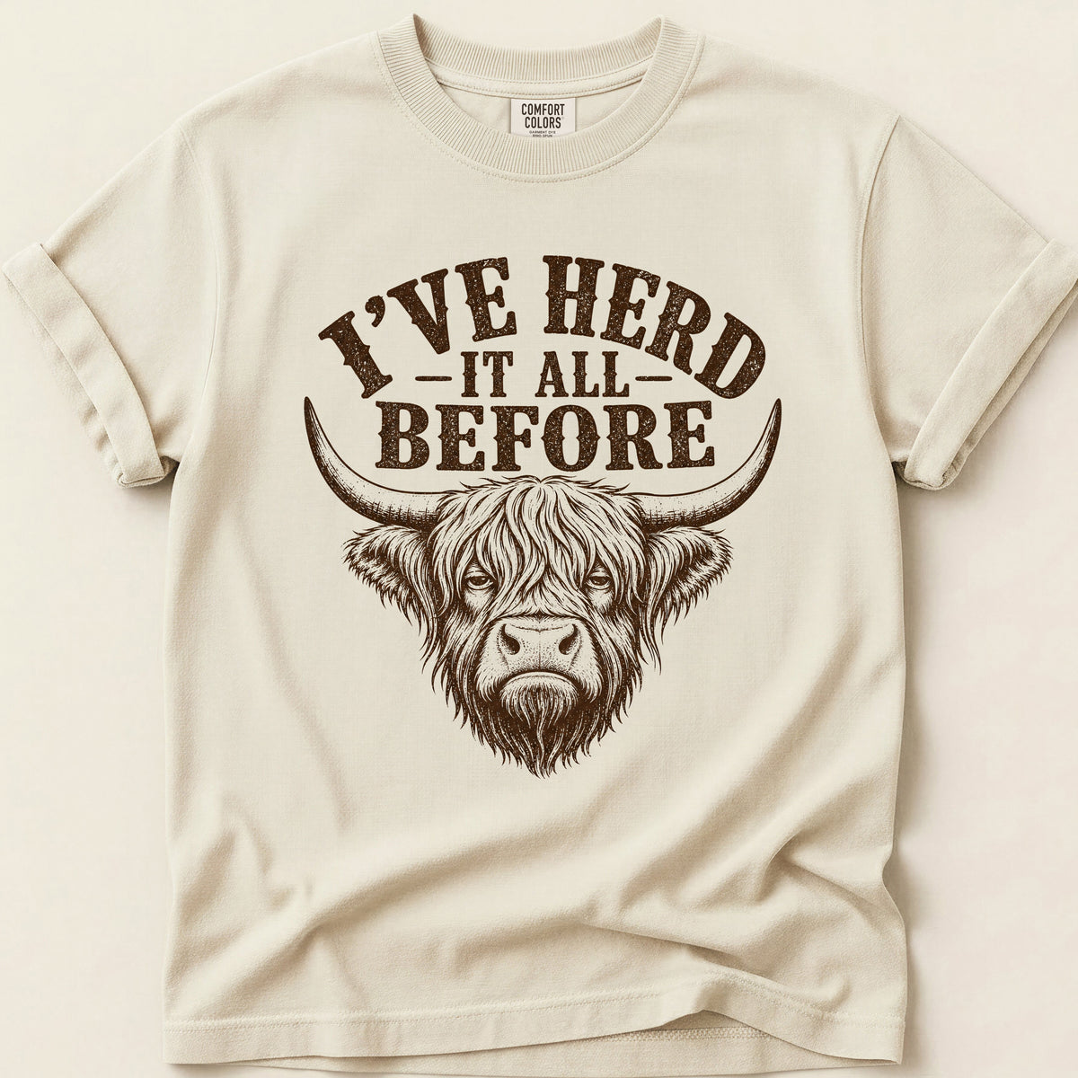 Herd It All T-shirt on Ivory