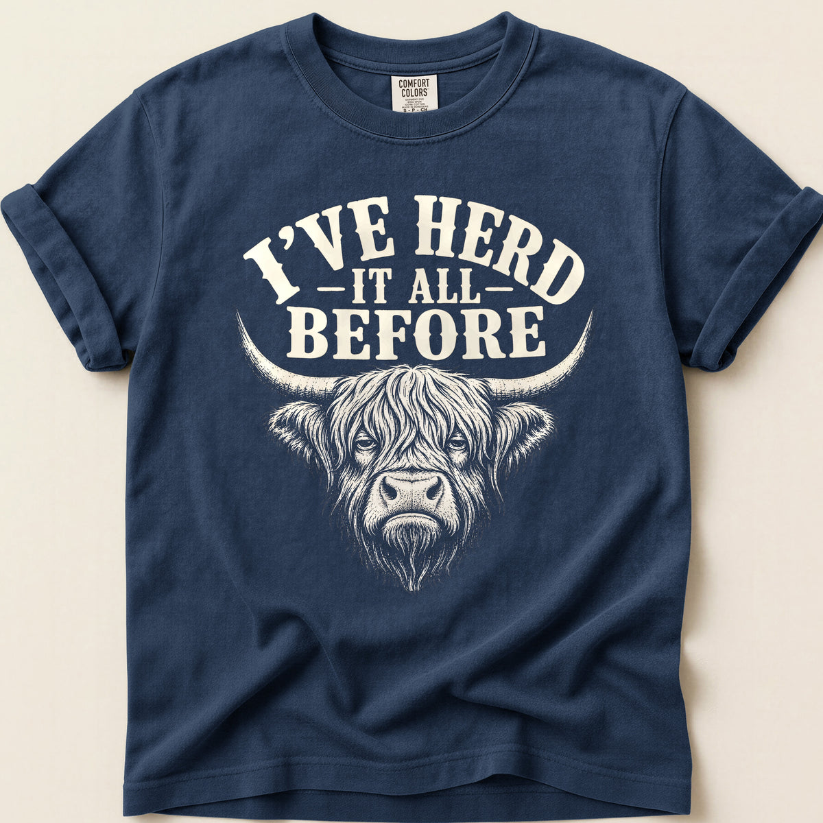 Herd It All T-shirt on Navy