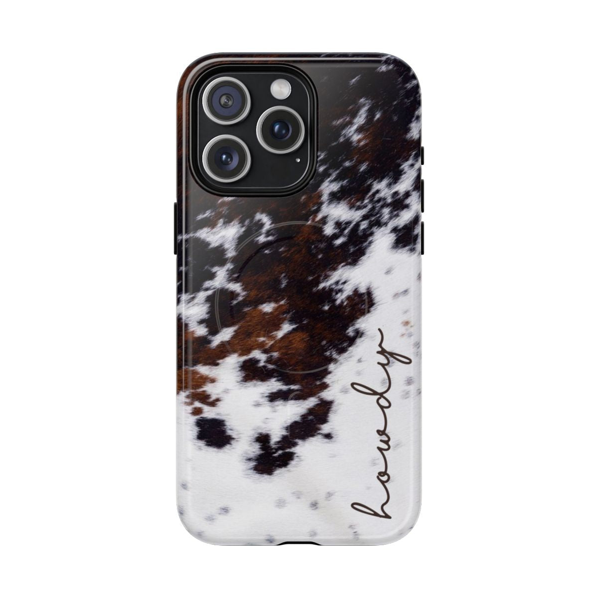 Howdy Cowhide Magnetic Case