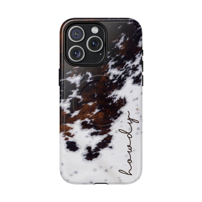Howdy Cowhide Magnetic Case