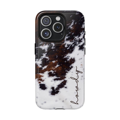 Howdy Cowhide Magnetic Case