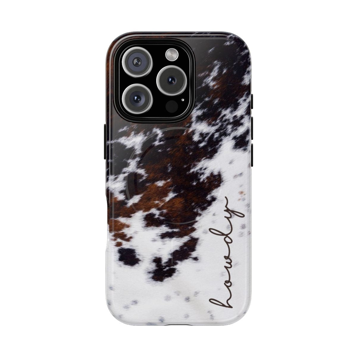 Howdy Cowhide Magnetic Case