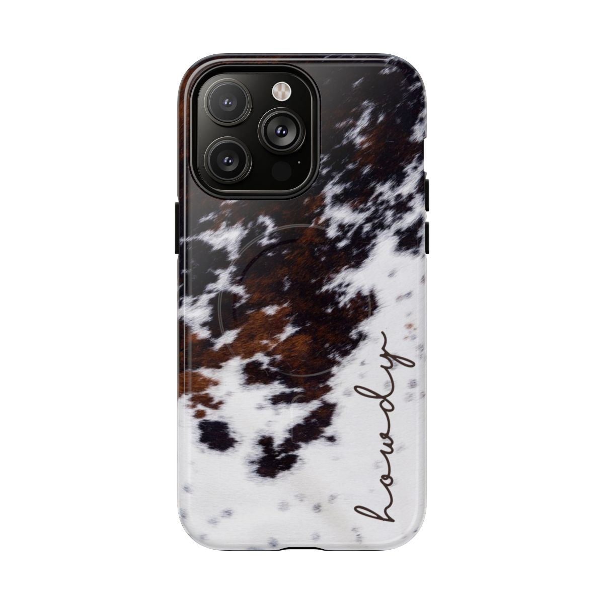 Howdy Cowhide Magnetic Case