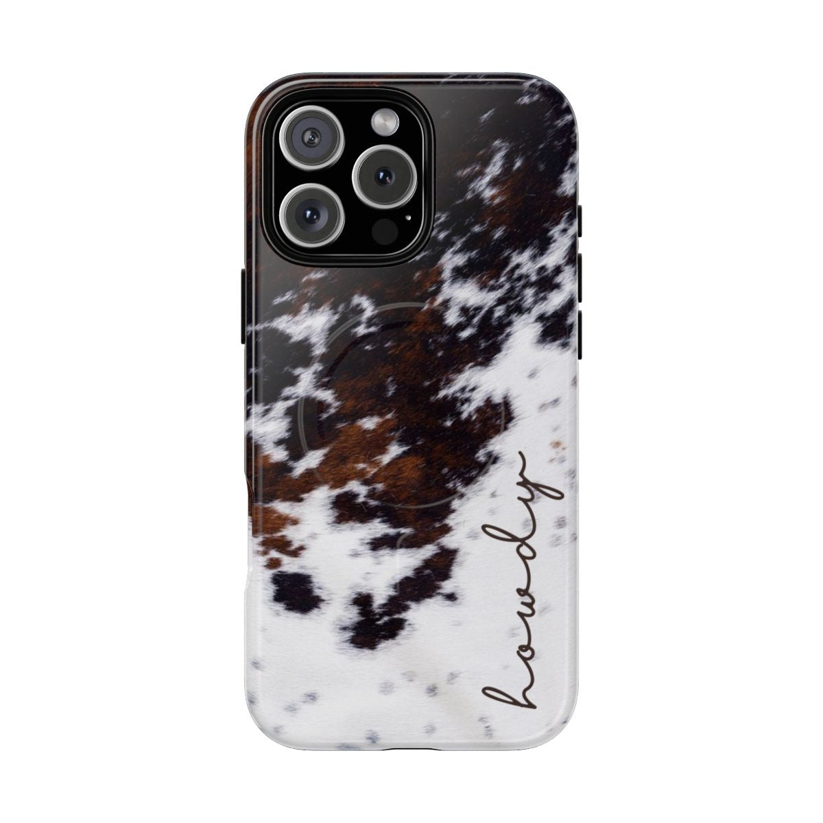 Howdy Cowhide Magnetic Case
