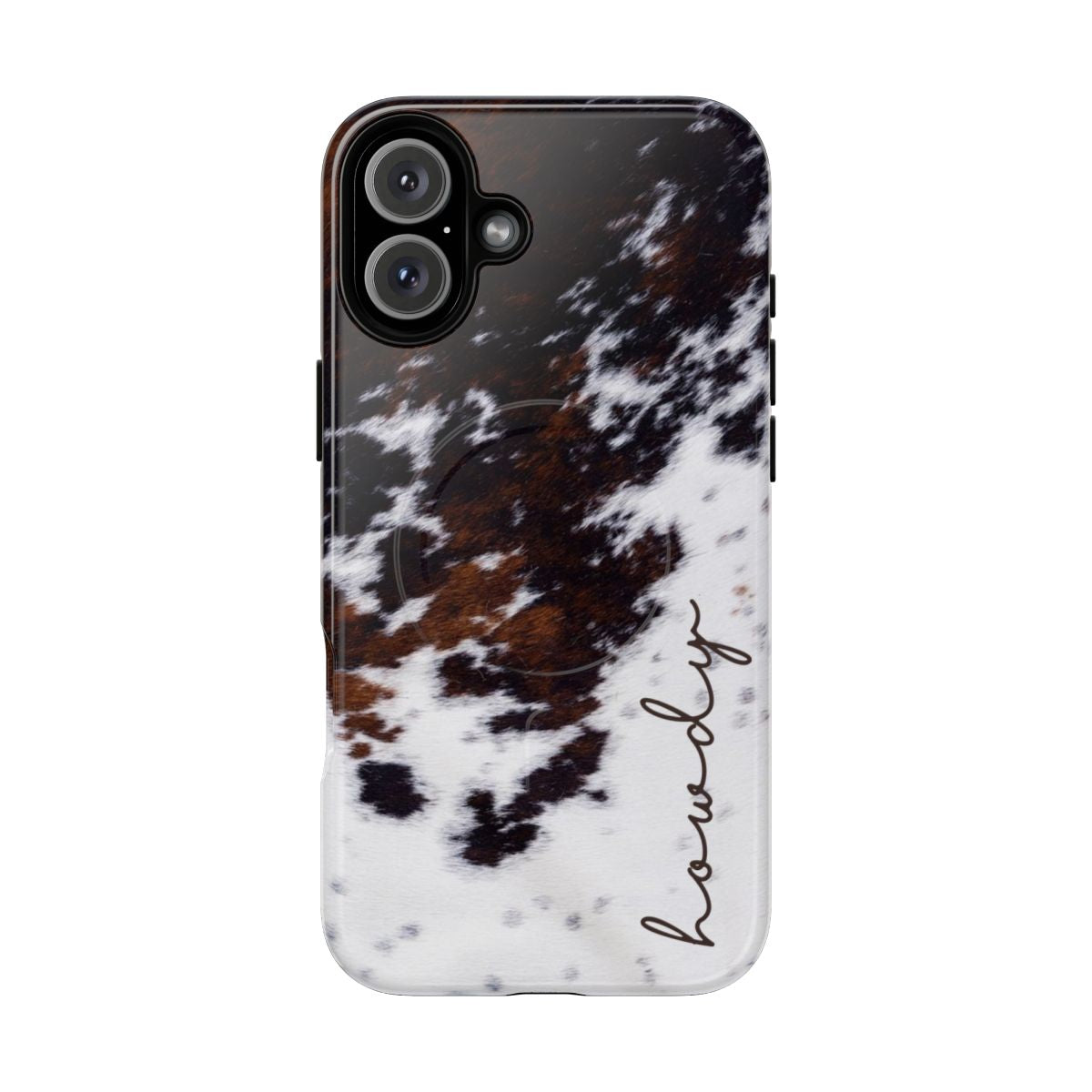 Howdy Cowhide Magnetic Case
