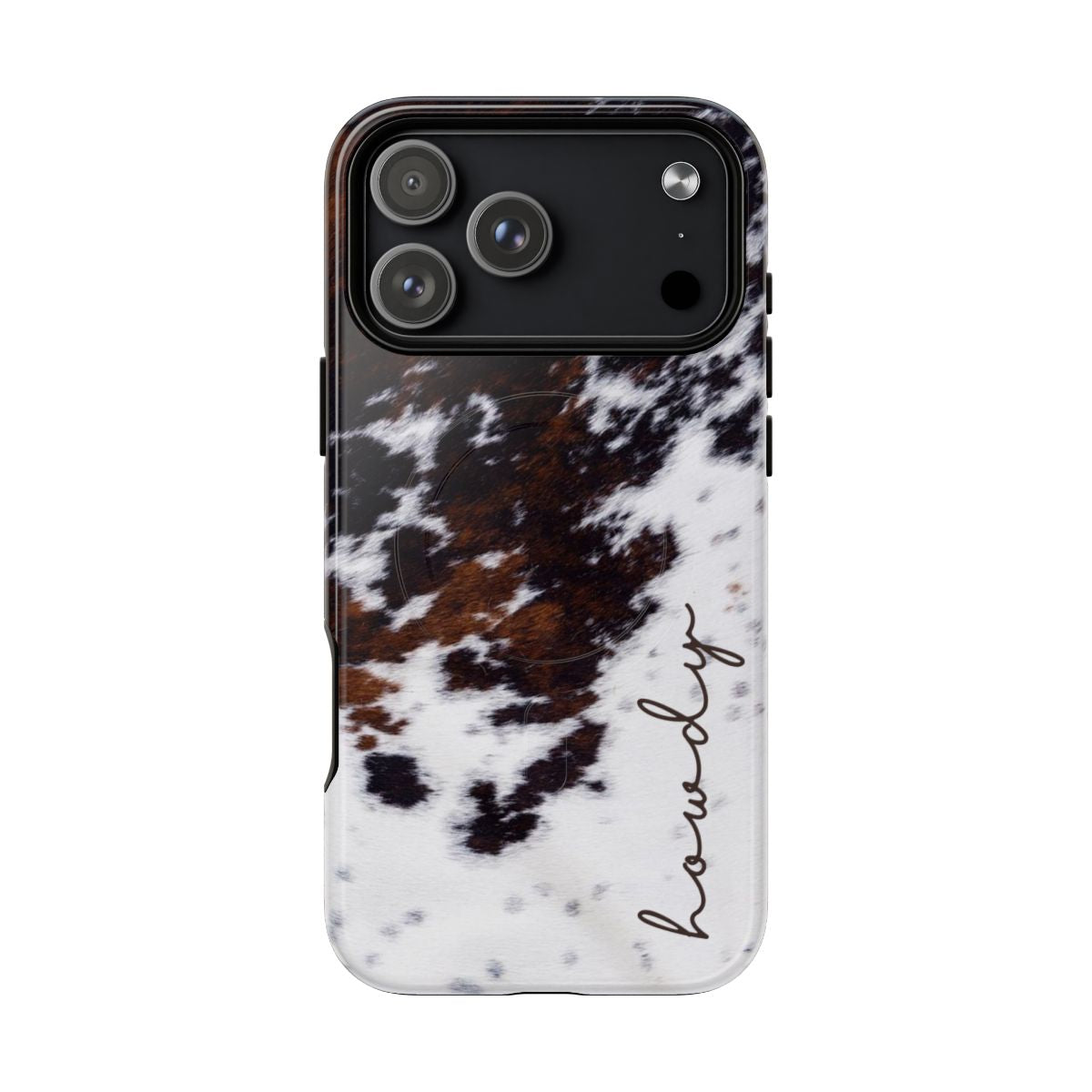 Howdy Cowhide Magnetic Case
