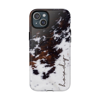 Howdy Cowhide Magnetic Case