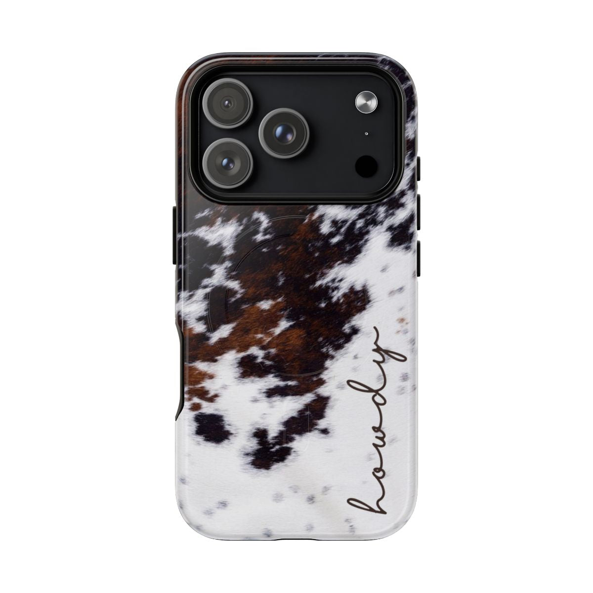 Howdy Cowhide Magnetic Case