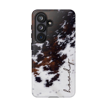 Howdy Cowhide Tough Case