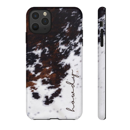 Howdy Cowhide Tough Case