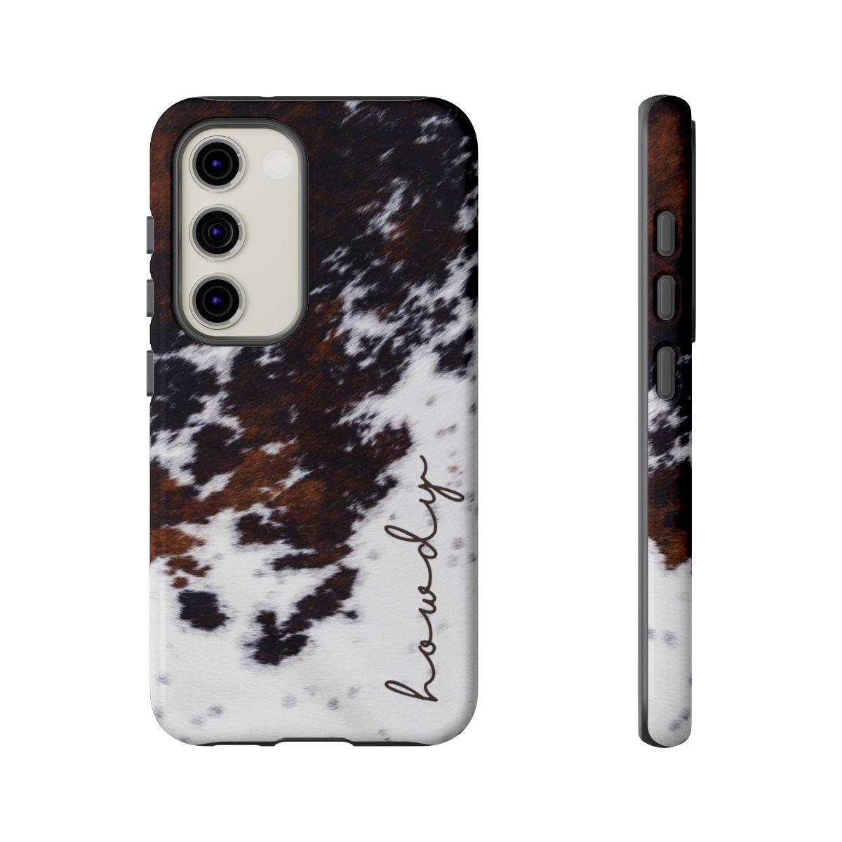 Howdy Cowhide Tough Case