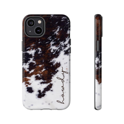 Howdy Cowhide Tough Case