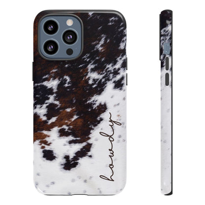 Howdy Cowhide Tough Case