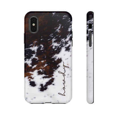 Howdy Cowhide Tough Case
