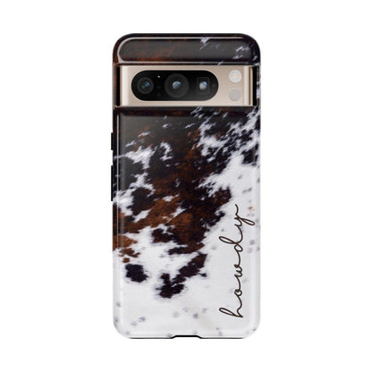 Howdy Cowhide Tough Case