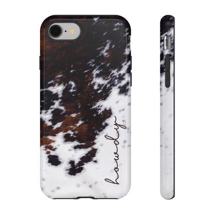 Howdy Cowhide Tough Case