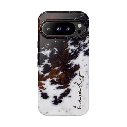 Howdy Cowhide Tough Case